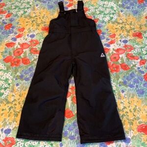 Gerry Black Bunting Snow Overalls Winter Ski Pants
